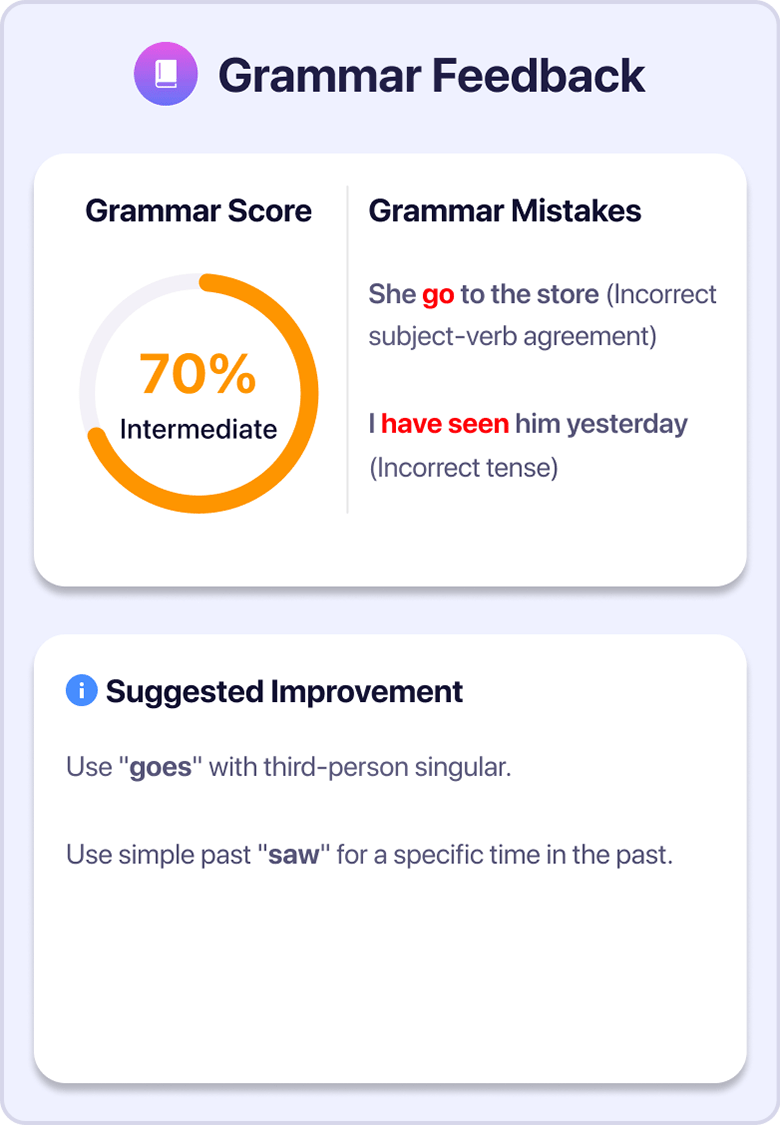 Grammar Feedback